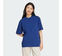 adidas Women's Essentials Contemporary Logo Boyfriend T-Shirt, Dark Blue, M