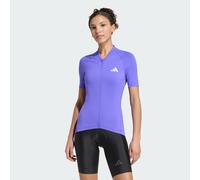 Adidas Essentials Cylcing Short Sleeve Jersey Purple XS Woman XS Solar Purple