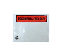 Essentials Documents Enclosed Parcel Wallets in Clear Essentials Clear