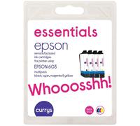 ESSENTIALS Epson 603 Starfish Cyan, Magenta, Yellow & Black Ink Cartridges - Multipack, Black,Cyan,Yellow,Magenta