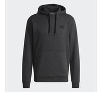 adidas Men's Essentials Fleece Hoodie, dark grey heather/black, M