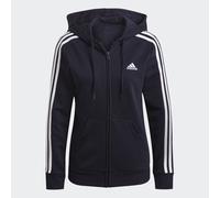 Essentials French Terry 3-Stripes Full-Zip Hoodie