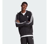 Essentials French Terry 3-Stripes Full-Zip Hoodie