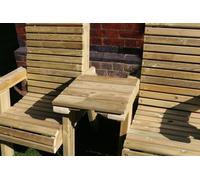 Essentials Garden Chair Connecting Table by Churnet Valley