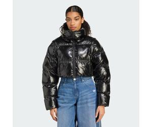 Essentials Glossy 2-In-1 Cropped Puffer