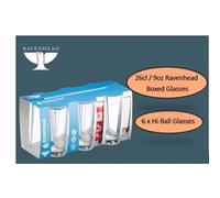 Ravenhead Essentials Sleeve Of 6 Hiball Glasses 26cl