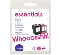ESSENTIALS HP 301XL Tri-colour & Black Ink Cartridges, Tri-colour,Black,Black & Tri-colour