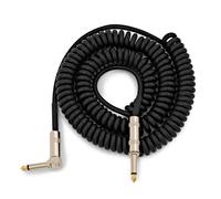 Essentials Jack Coiled Right Angled Instrument Cable 6m