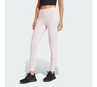 adidas Women's ESSENTIALS LINEAR COTTON LEGGINGS, clear pink/white, XS