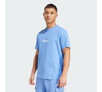 adidas Men's Essentials Linear Single Jersey TEE, Blue Fusion/White, S