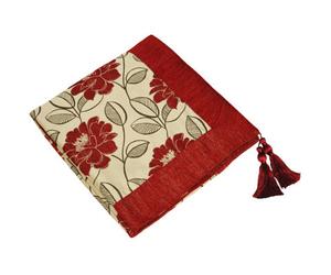 Essentials Mayflower Floral Jacquard Throw