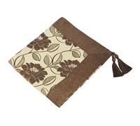 Riva Paoletti Mayflower Mocha Throws 145 cm x 180 cm, Polyester, Full