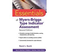 Essentials Myers-Briggs Type Indicator Assessment: 66 (Essentials of Psychological Assessment)