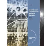 Essentials of Contemporary Business Statistics, International Edition