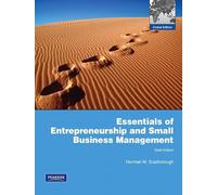 Essentials of Entrepreneurship and Small Business Management: Global Edition
