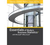 Essentials of Modern Business Statistics with Microsoft® Office Excel® (Book Only)