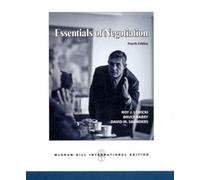 Essentials of Negotiation