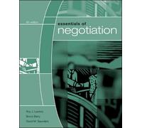 Essentials of Negotiation