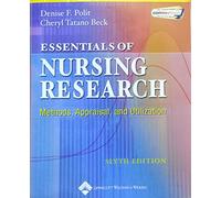 Essentials of Nursing Research: Methods, Appraisal, and Utilization