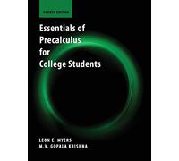 Essentials of Precalculus for College Students