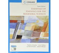Essentials of Statistics for the Behavioral Sciences - Paperback / softback NEW