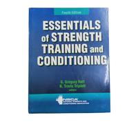 Essentials Of Strength Training And Conditioning Hardcover