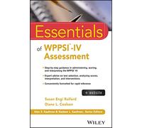 Essentials of WPPSI-IV Assessment (Essentials of Psychological Assessment)