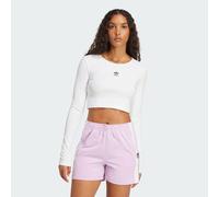 Essentials Ribbed Crop Long Sleeve Long-Sleeve Top