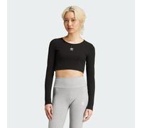 Essentials Ribbed Crop Long Sleeve Long-Sleeve Top