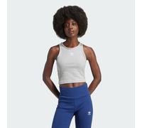 Adidas Originals Essentials Ribbed Sleeveless Top Grey M Women