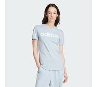 adidas Women's Essentials Slim Logo Tee, Wonder Blue, M