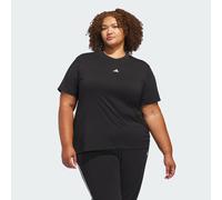 Adidas Essentials Small Logo Plus Short Sleeve T-shirt Black 2X Woman