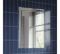 Essentials Specto Rectangular Frameless Bathroom Mirror 500 x 700mm