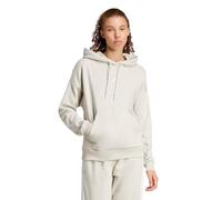 adidas Women's ESSENTIALS SMALL LOGO FEEL COZY HOODIE, wonder alumina/white, M