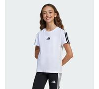 adidas Girl's Essentials T-Shirt, White/Black, 13-14 Years