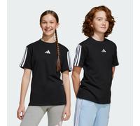 adidas Unisex Kids Essentials 3 Stripes T-Shirt, Black/White, 15-16 Years