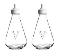 Essentials Vinegar Pot 2 Pack Durable and Stylish Dispenser 250g for Kitchen, Cooking, and Dining Easy Pour Design for Home and Restaurants by Zinnia