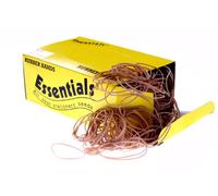 Essentials Whitecroft 25521 No 32 3x80mm Natural Rubber Bands (Box of 454g)