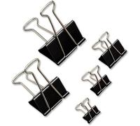 Essentials whitecroft Foldback clips 50mm Black Ref 23761
