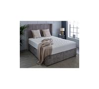Starlight Beds Cooltouch Zig Zag Diamond Hybrid Memory Foam & Pinna-coil Innerspring Value Mattress With Grey Border, 18Cm Deep. 5Ft King Size Mattress - 150Cm X 200Cm