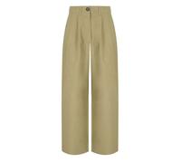 ESSENTIEL ANTWERP JAMMER BEIGE WIDE LEG TROUSERS XS