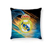 ESSENTIELE Real Madrid FC Cushion Cover (16 X 16 INCHES)