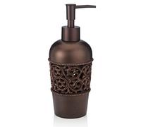Essentra Home Bronze Liquid Soap Dispenser For Bathroom, Bedroom or Kitchen. Also Great For Hand Lotion
