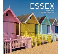 Essex Calendar 2026 Square Wall Calendar, 16-Month, Scenic Britain Landmarks Calendar