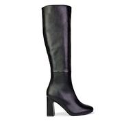 ESSEX GLAM Womens Knee High Boots Ladies Mid High Block Heel Formal Long Booties Shoes Size 3-8