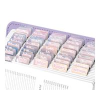 EssexWares - Purple Sun Bunnies Bible Tabs for Old and New Testament, 80 Large Print Tabs for Bible Study, Water-Resistant and Durable Index Tabs for Women and Men - 1.7" Wide