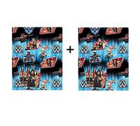 ESSGES WWE Gift Wrap - 2 Count (Pack of 1) - Multicolor - Cartoon Pattern - Multi-Occasion - Paper - Bold - All Ages