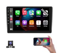 ESSGOO 2+64G 9 inch Android 14 2 DIN Car Stereo Radio For Ford Transit MK7 Focus Kuga,with Wireless Carplay and Android Auto Touchscreen Bluetooth FM GPS SWC Navi WiFi +AHD Camera