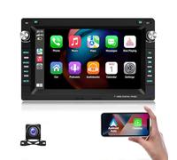 ESSGOO 2+64G Android 14 2 DIN Car Stereo Radio For VW Golf MK4 Passat B5 T4 Polo 9N,with Wireless Carplay and Android Auto,7 inch Touchscreen Bluetooth FM GPS SWC Navi WiFi + AHD Camera