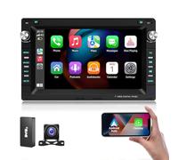 ESSGOO 2+64G Android 14 2 DIN Car Stereo Radio For VW Golf MK4 Passat B5 T4 Polo 9N,with Wireless Carplay and Android Auto,7 inch Touchscreen Bluetooth FM GPS SWC Navi WiFi + AHD Camera & DAB+ BOX